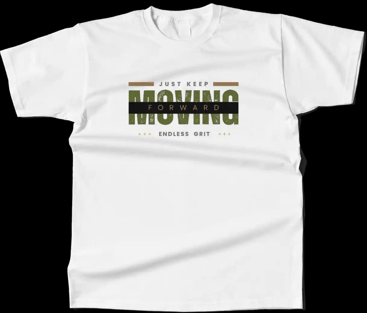Just Keep Moving – Endless Grit Unisex Cotton Tee
