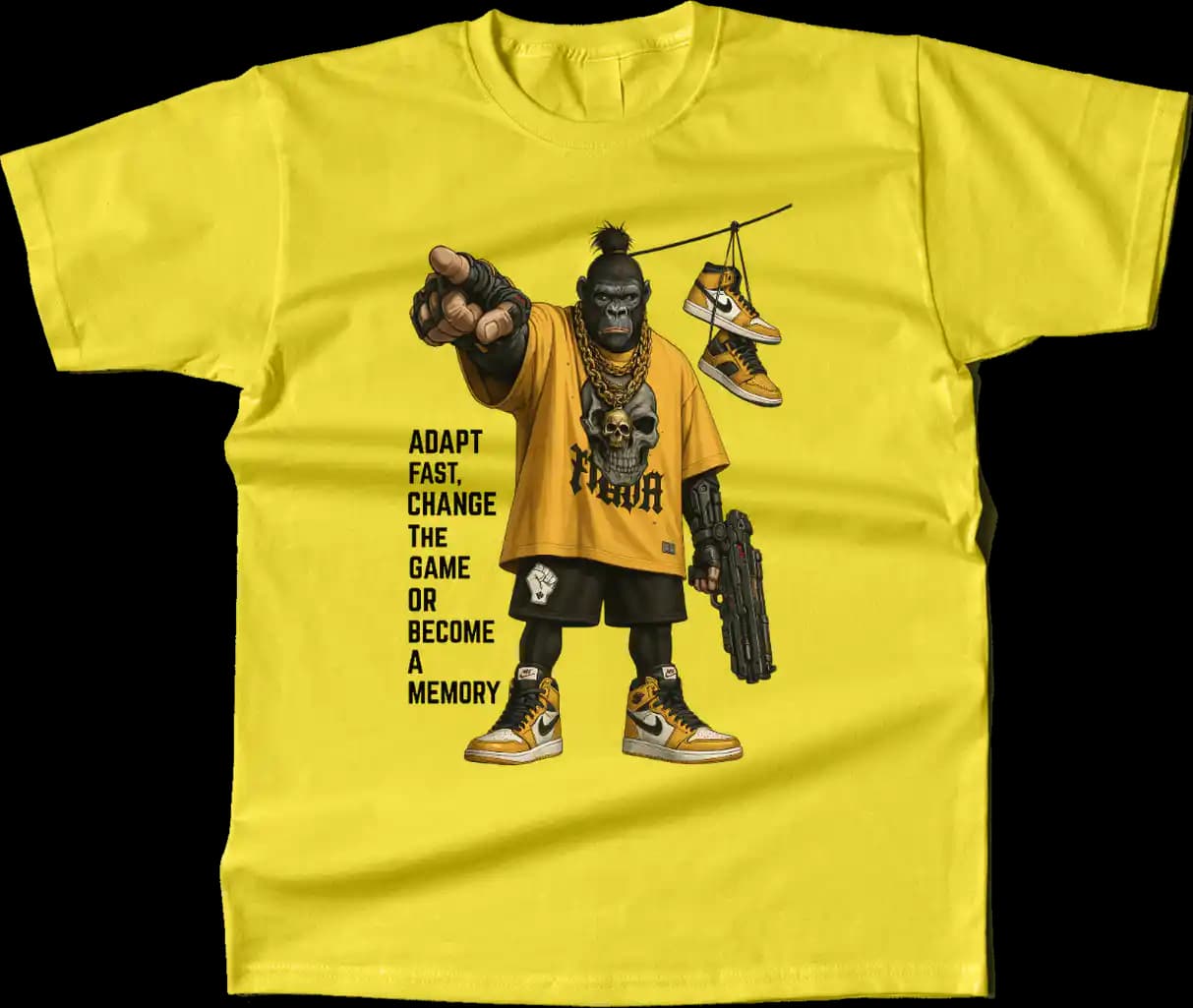 Adapt or Be a Memory Streetwear Art Tee